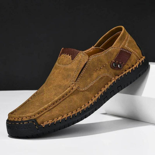 Men's Slip-On Moc Toe Casual Shoes