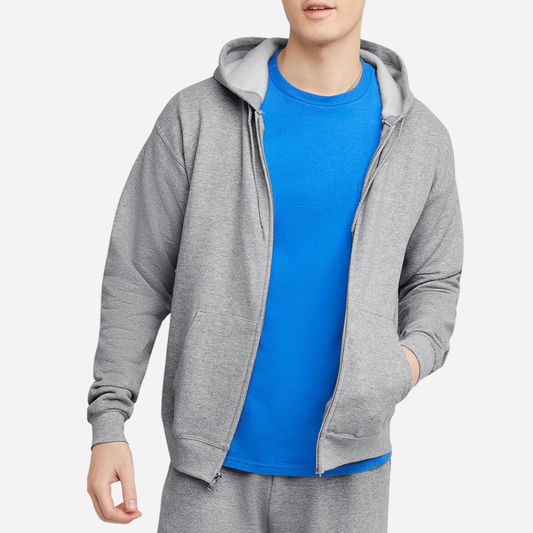 Men's Full-Zip Fleece Hoodie Sweatshirt