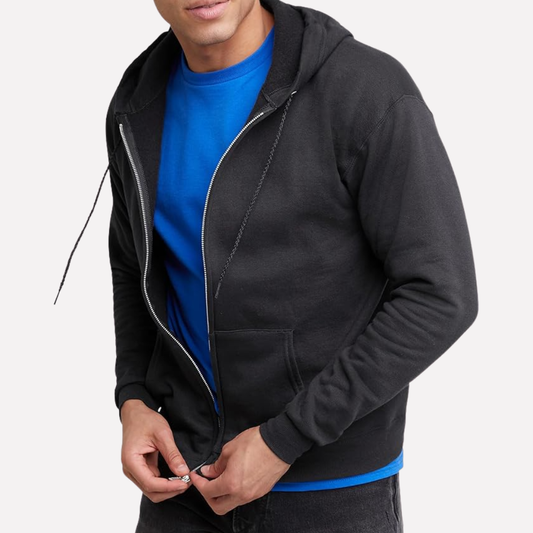 Men's Full-Zip Fleece Hoodie Sweatshirt