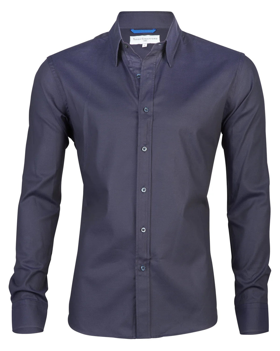 Men's Button Front Long Sleeve Collared Shirt