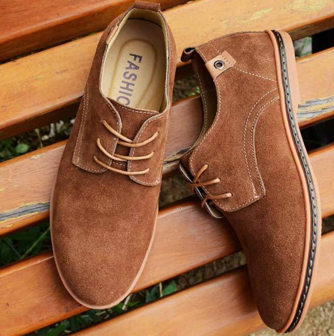 Men's Lace-Up Derby Shoes