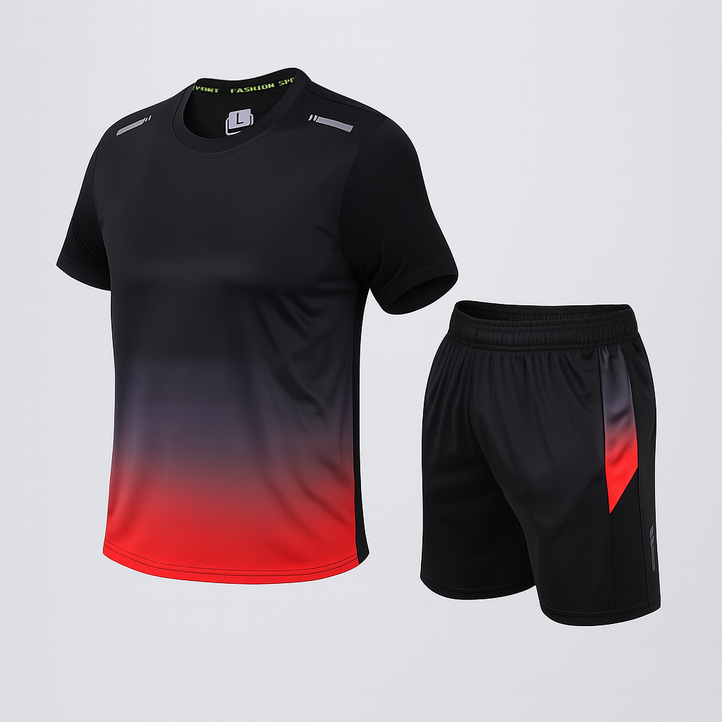 Men's Short Sleeve T-Shirt and Shorts Set