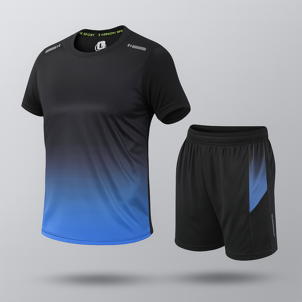 Men's Short Sleeve T-Shirt and Shorts Set
