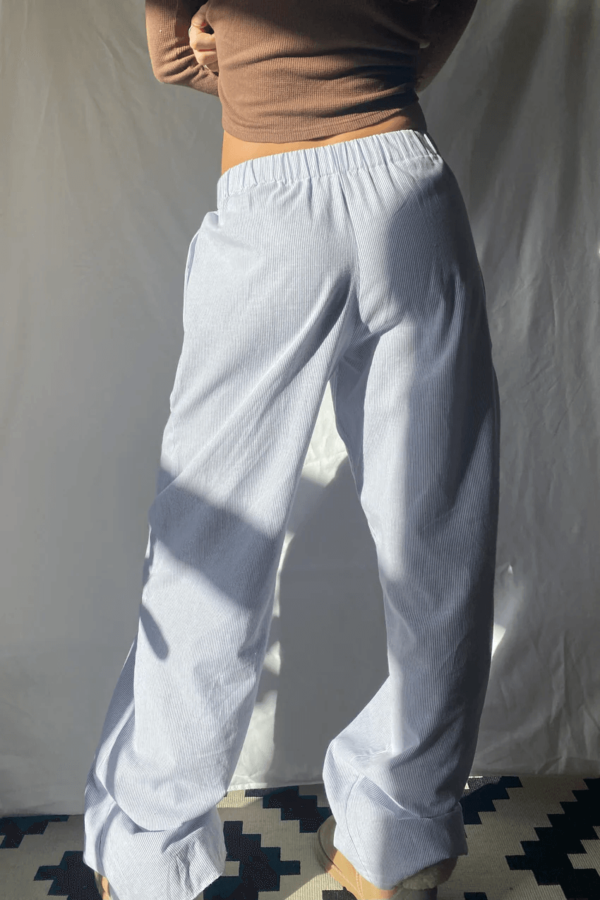 Women's Elastic Waist Straight Leg Lounge Pants