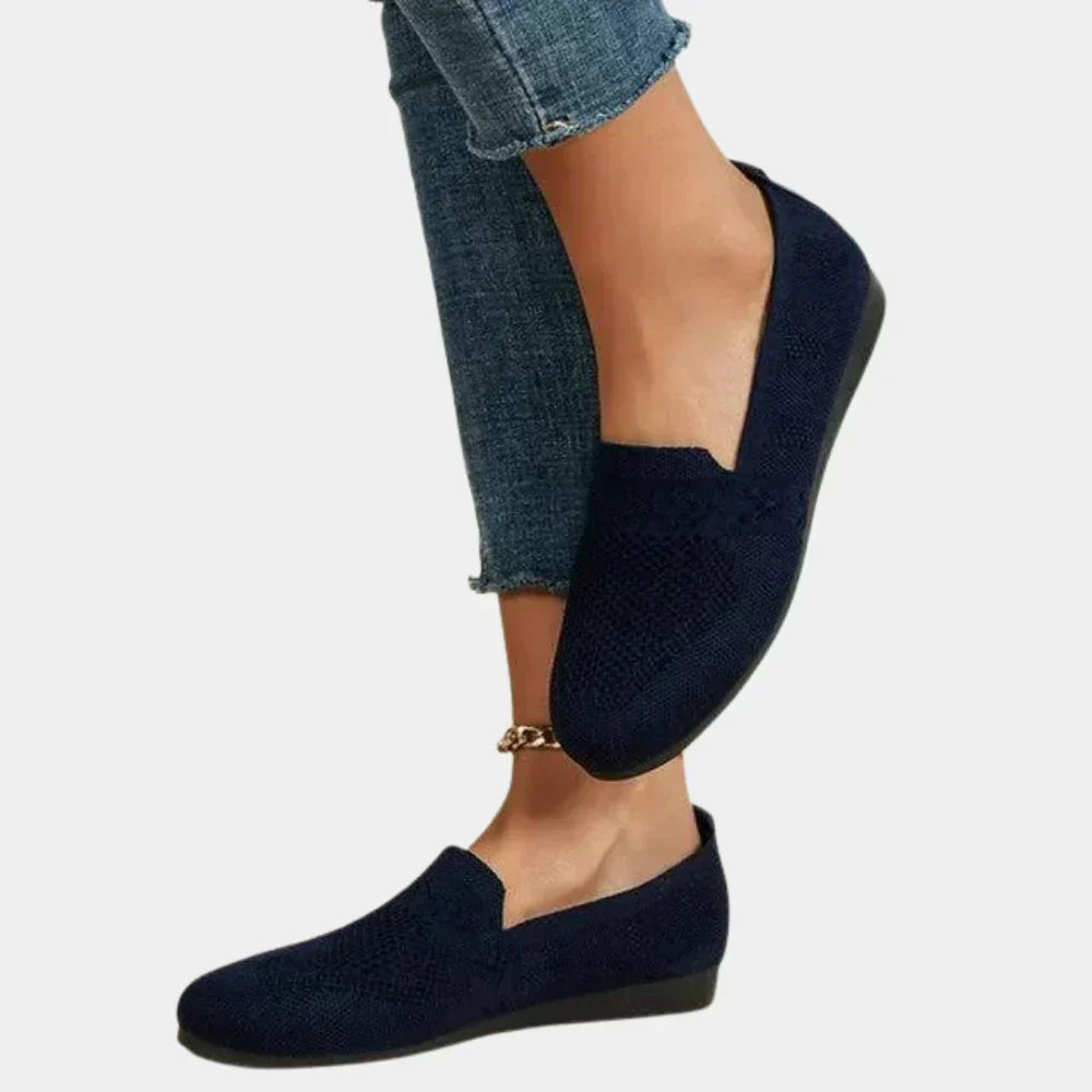 Women's Knit Slip-On Round Toe Flats