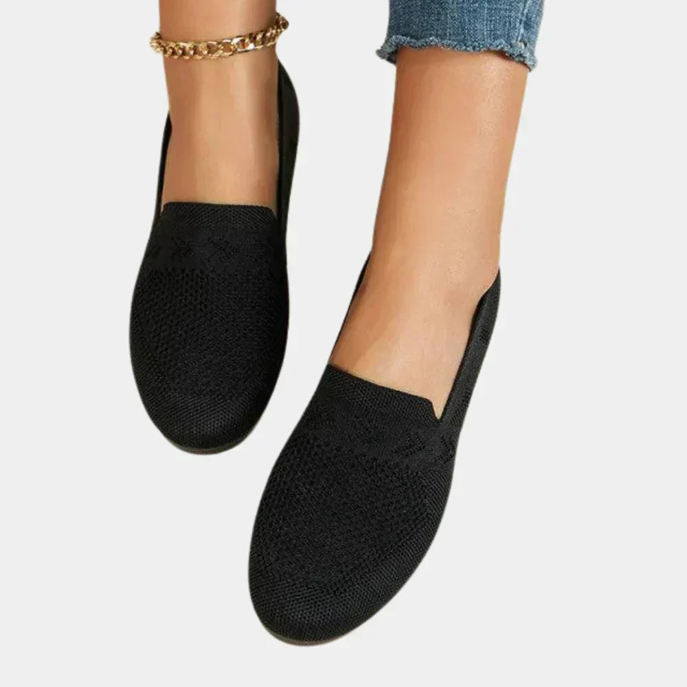 Women's Knit Slip-On Round Toe Flats