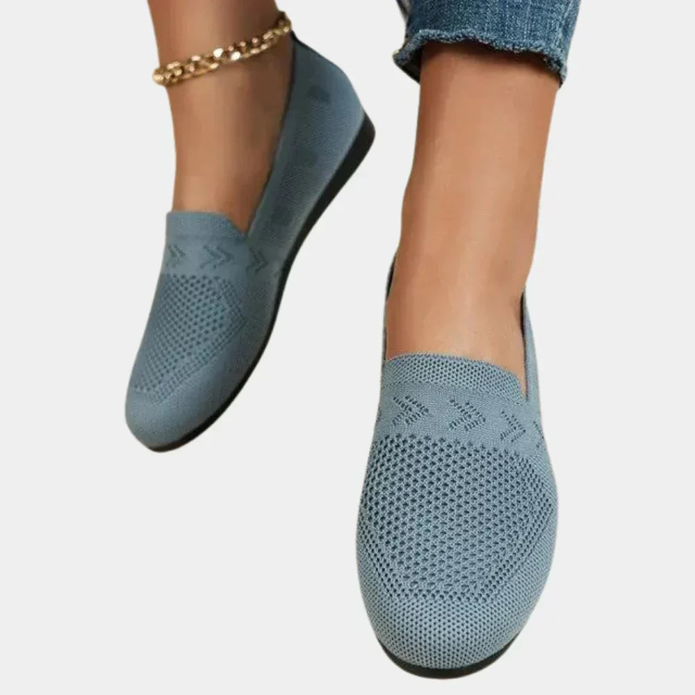 Women's Knit Slip-On Round Toe Flats