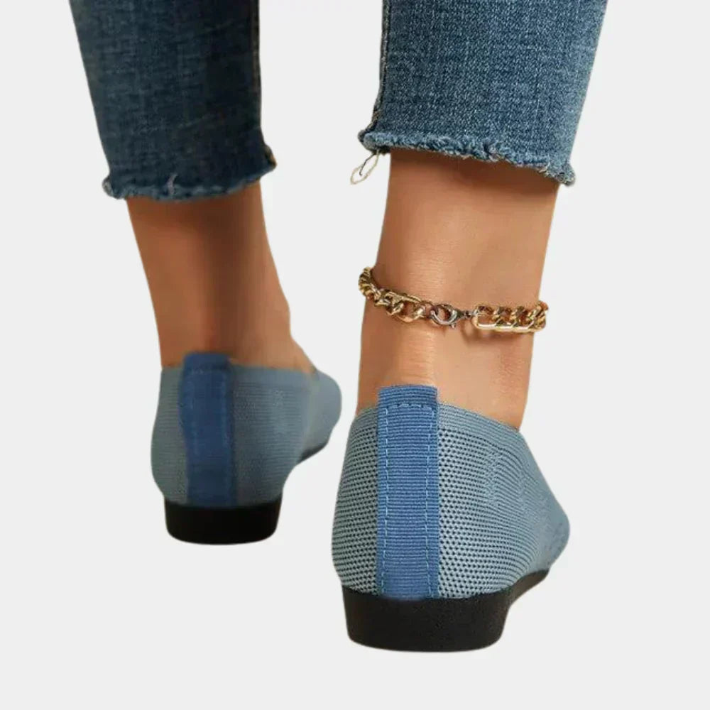 Women's Knit Slip-On Round Toe Flats