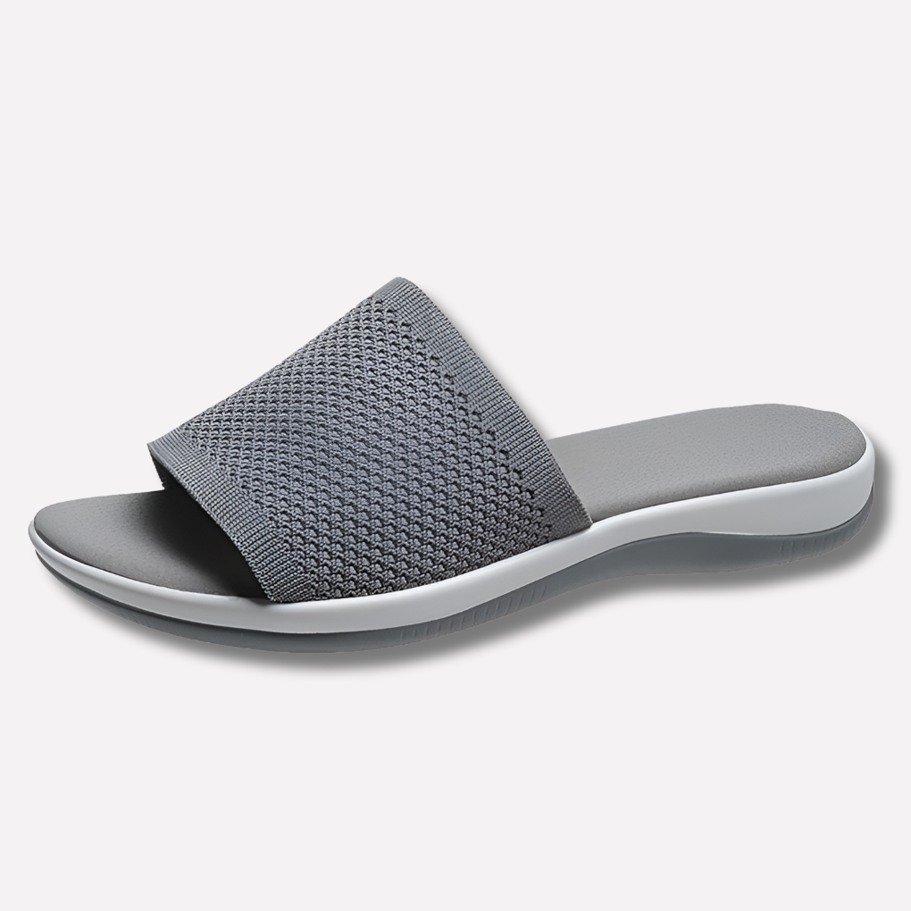 Women's Knit Upper Platform Slide Sandals