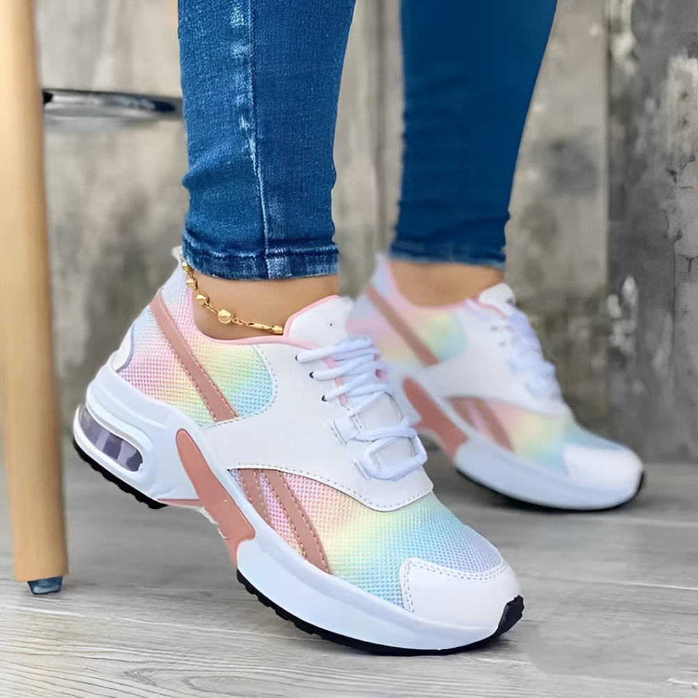 Women's Mesh Panel Air Cushion Trainers