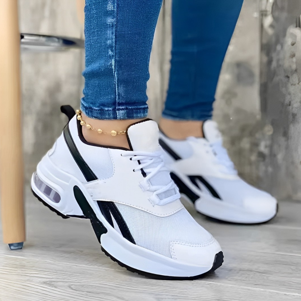 Women's Mesh Panel Air Cushion Trainers