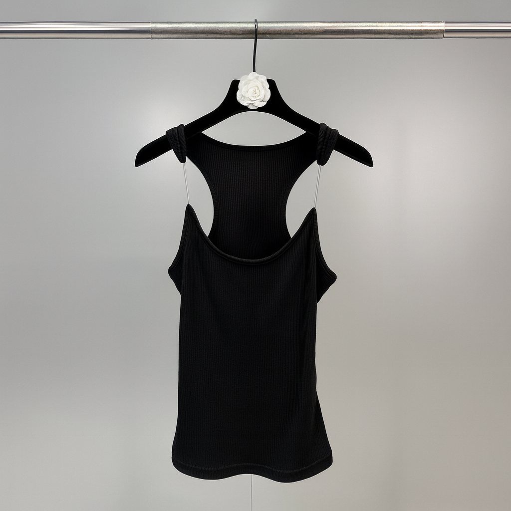 Women's Ribbed Racerback Camisole Tank Top