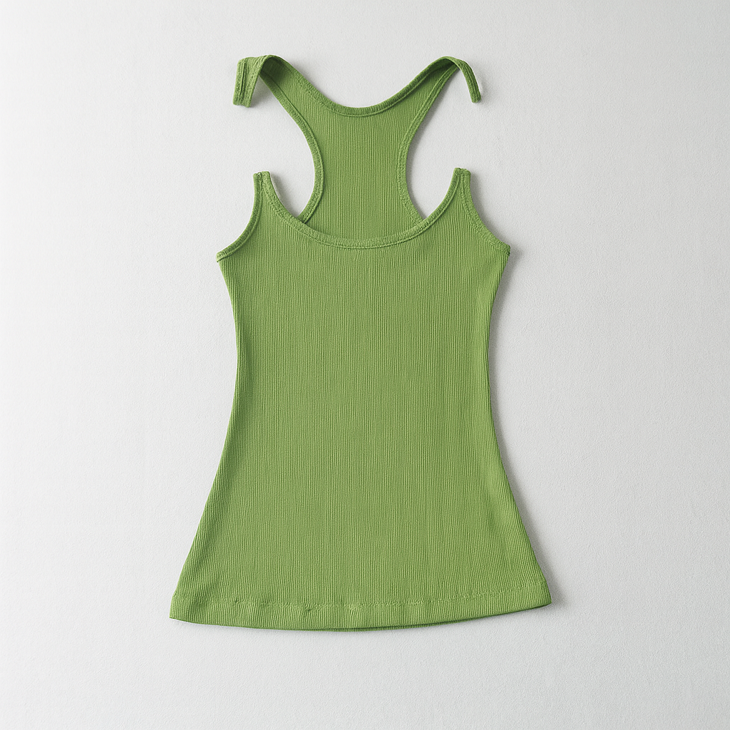 Women's Ribbed Racerback Camisole Tank Top